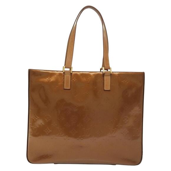 LOUIS VUITTON Monogram Vernis Columbus Tote Bag Bronze M91134 - Picture 3 of 13